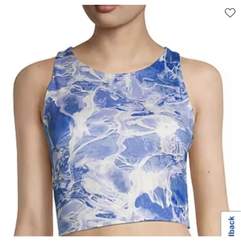 NWT Champion Womens Soft Touch Racerback Round Neck Sleeveless Crop Top XL